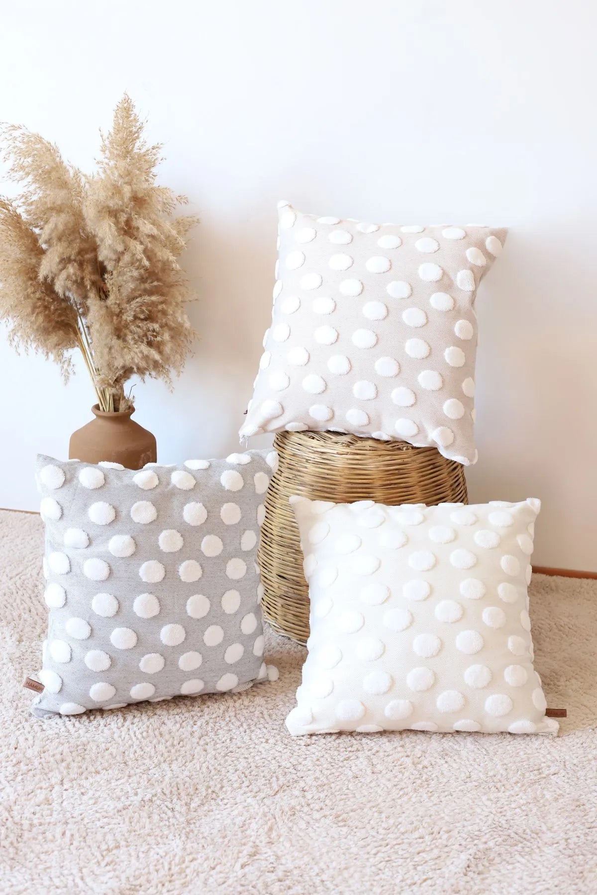 Point Decorative Pillowcase Scandinavian Bohemian Design (1 Piece)