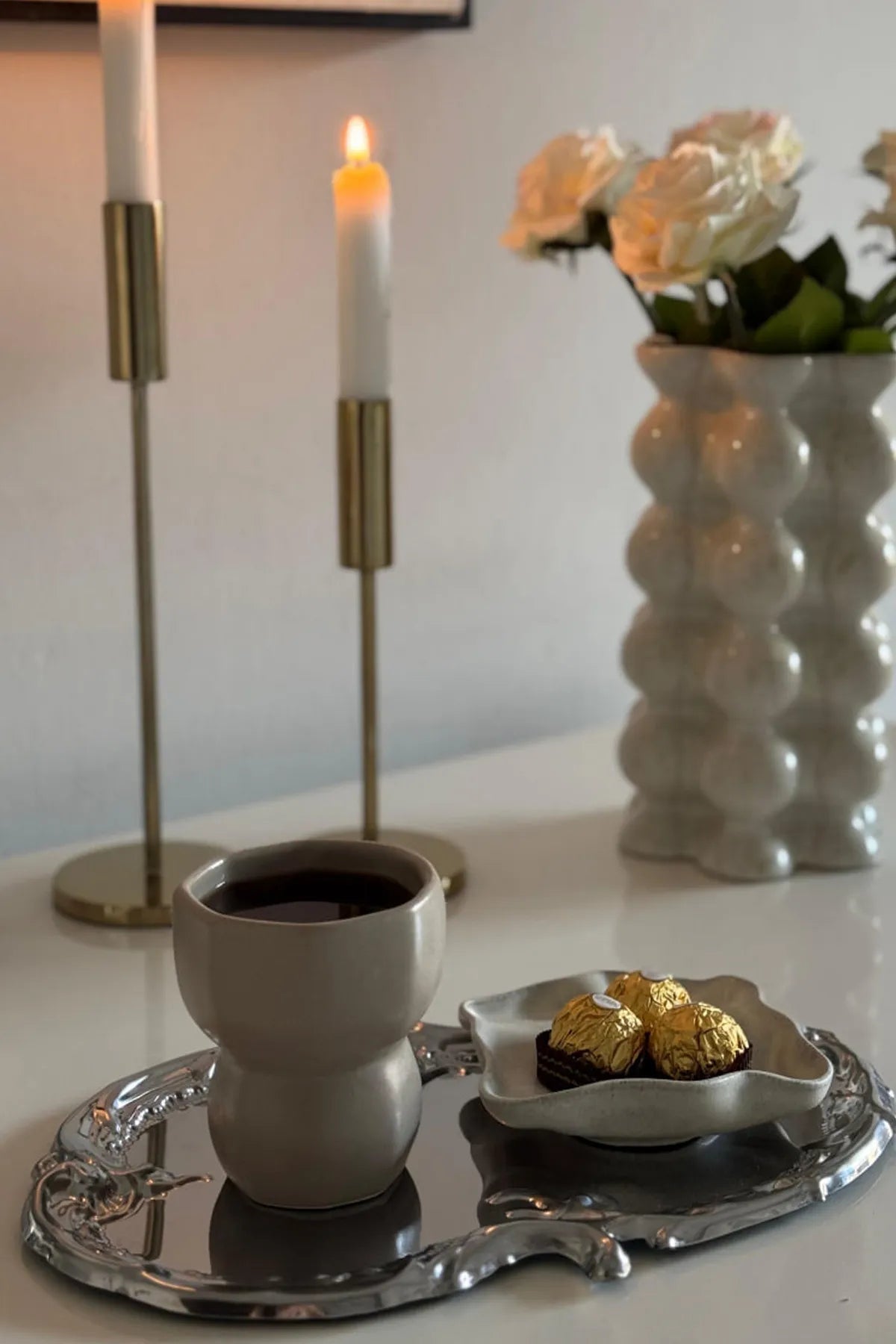 Handmade Ceramic Octagonal Mug / Cup