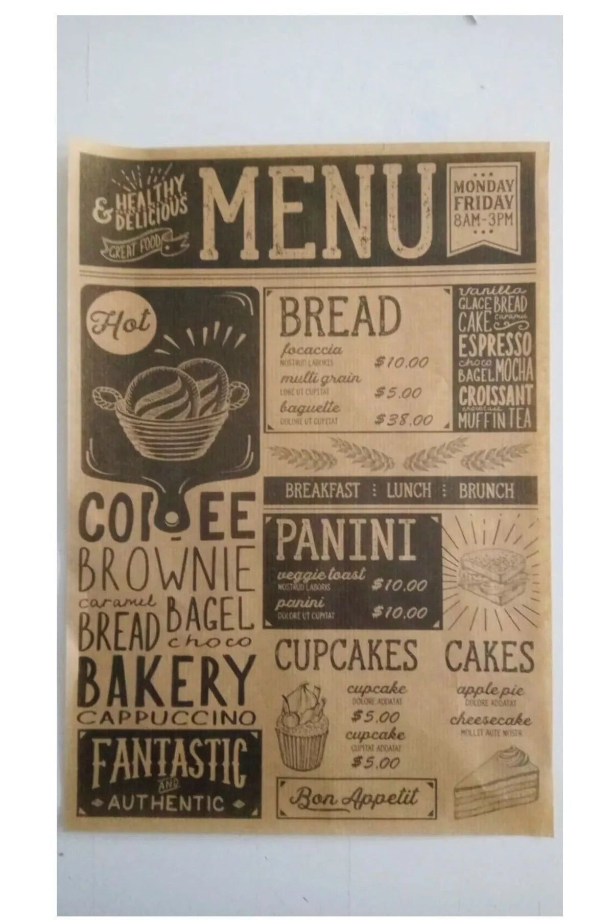 50 Pieces Vintage Newspaper Presentation Paper