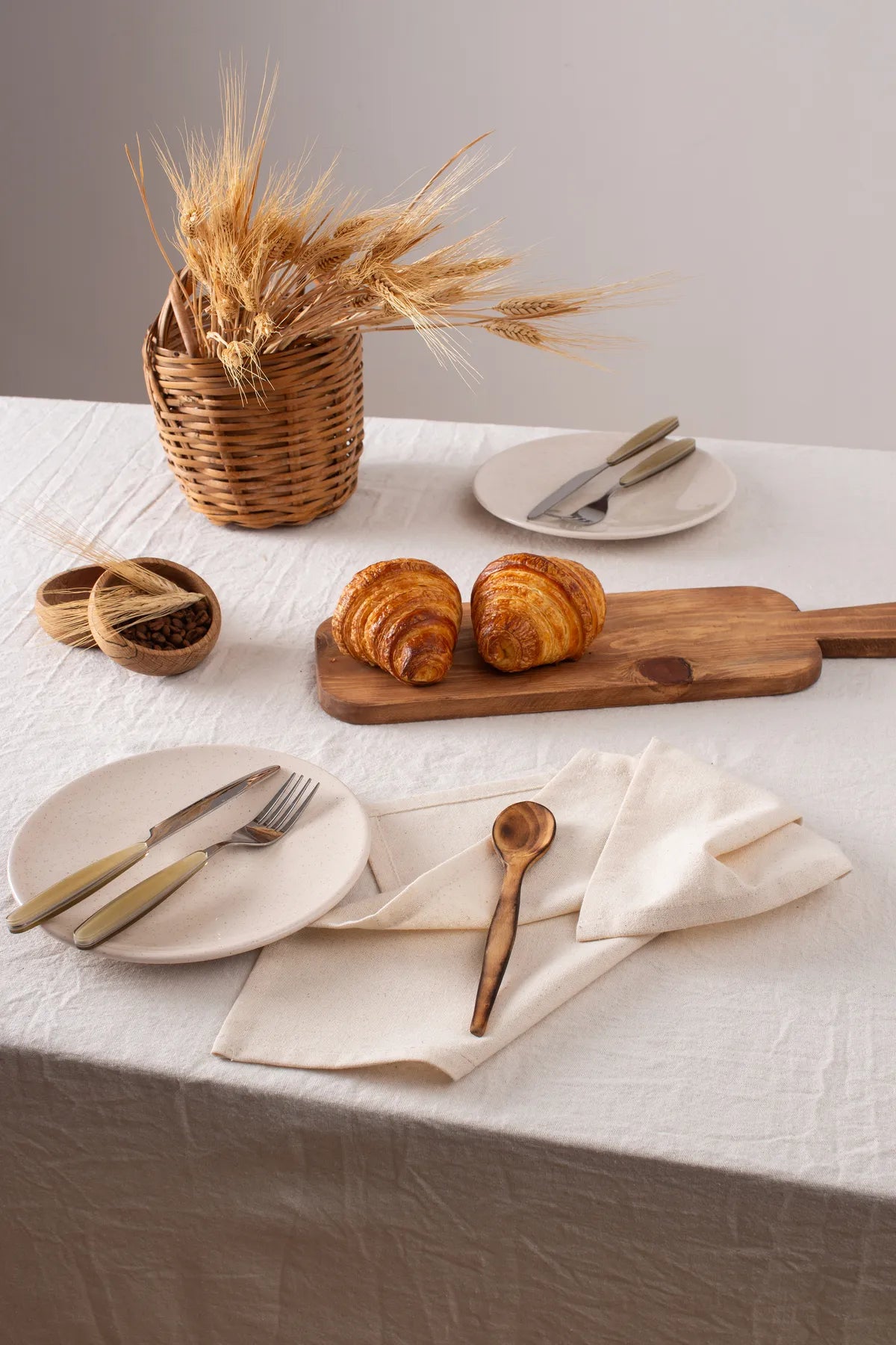 6 Pack Organic Raw Texture Linen Napkin 40 X 40 Cm