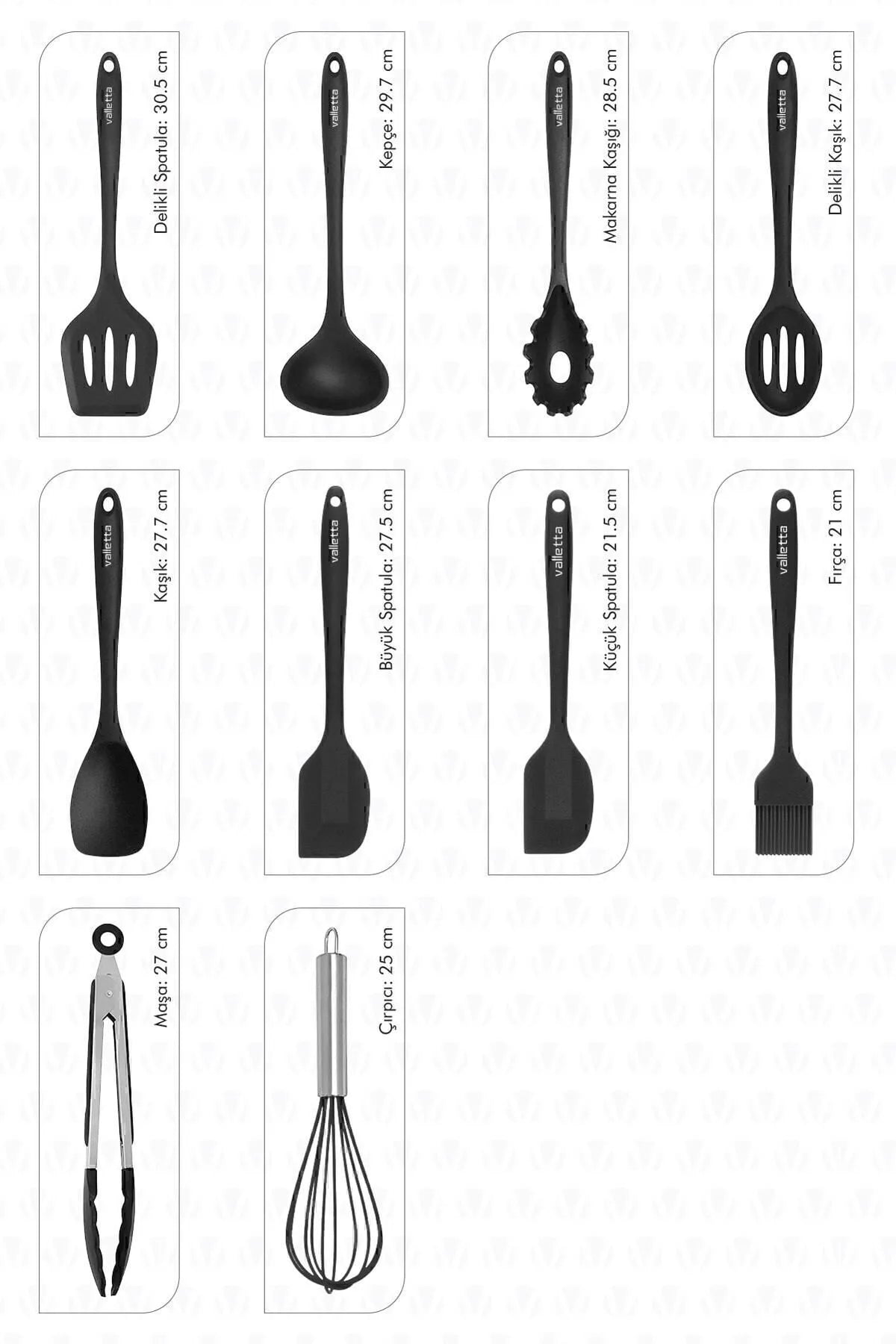 Salvatore 10 Piece Silicone Kitchen Set