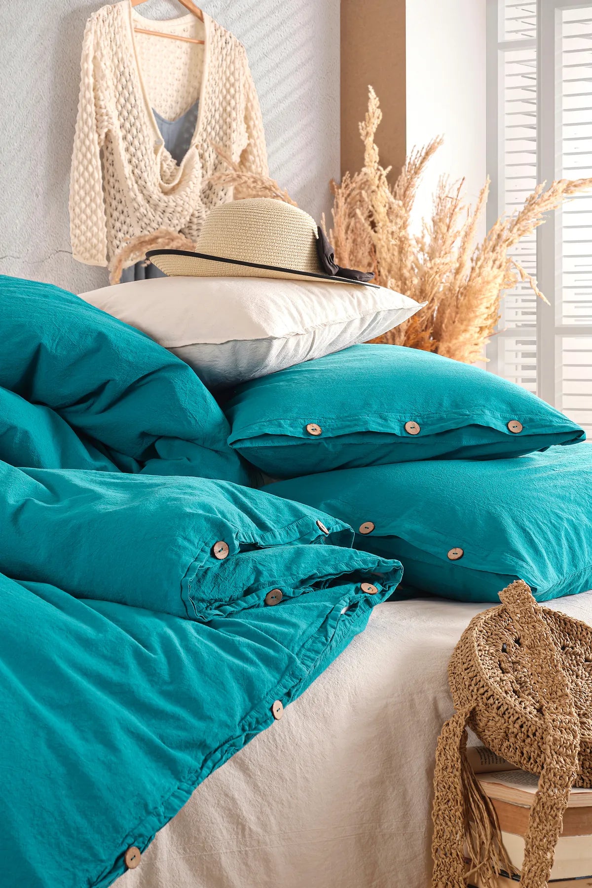 Dionysus 100% Cotton Washable Duvet Cover Set