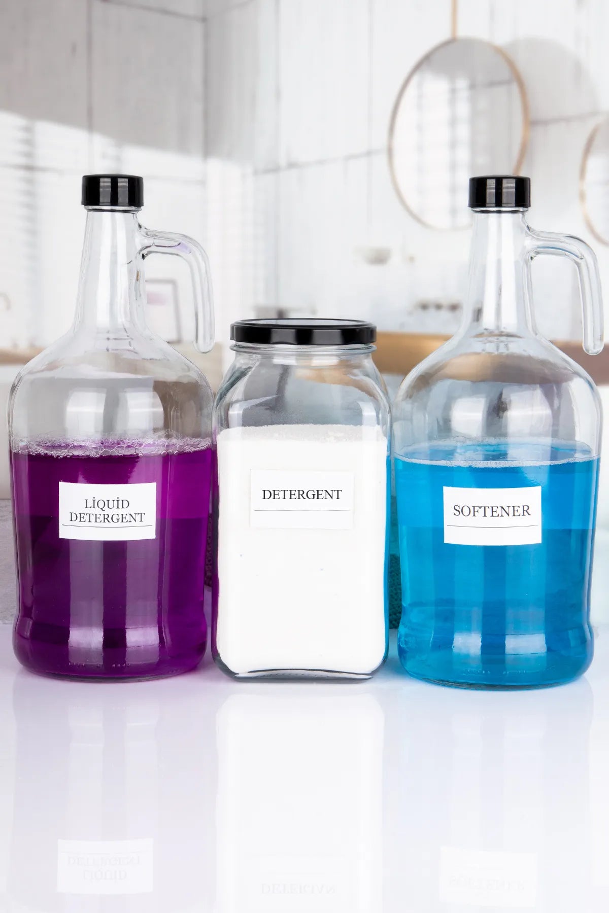Laundry Glass Containers 3000 ml