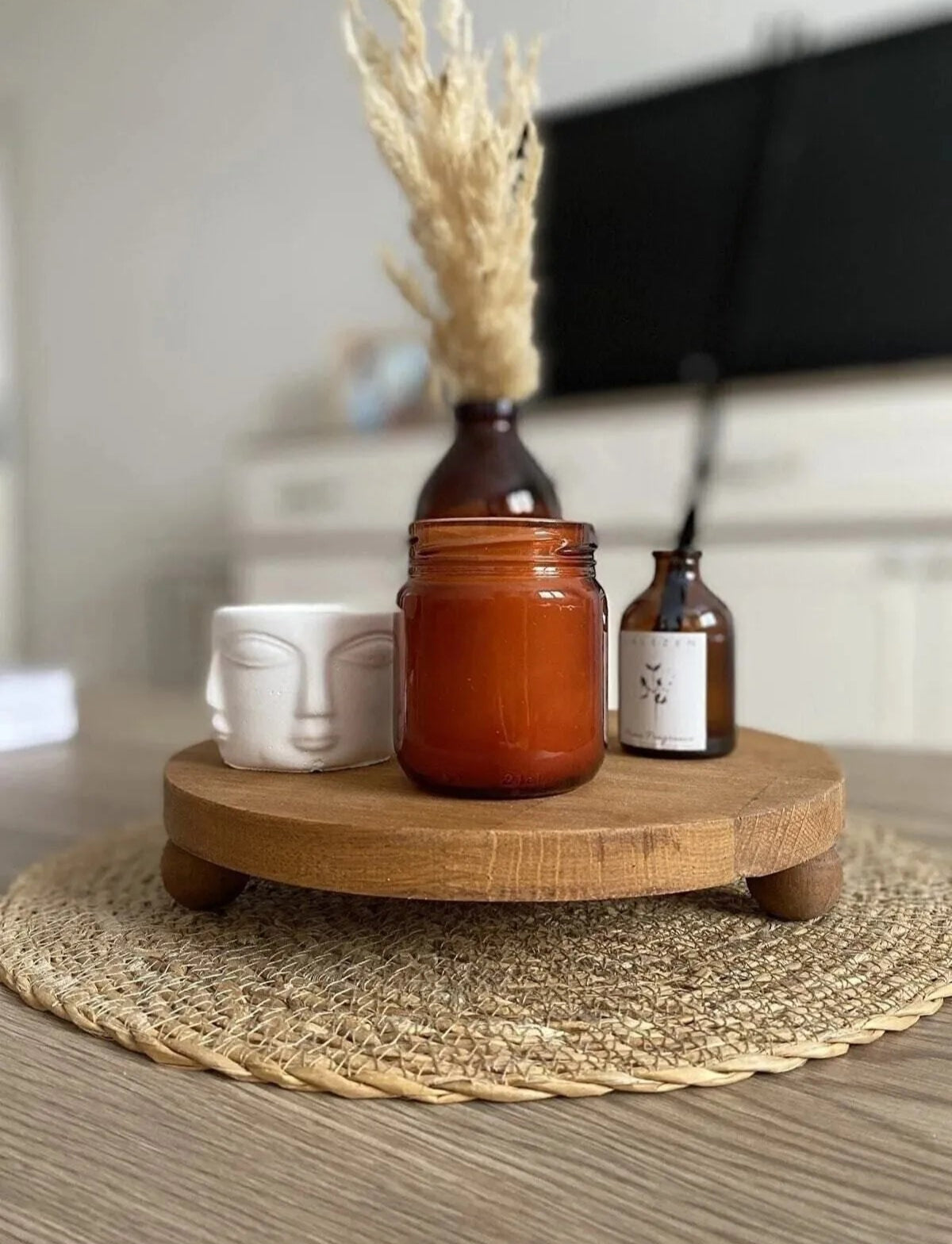 Natural Wood Stand 24 cm