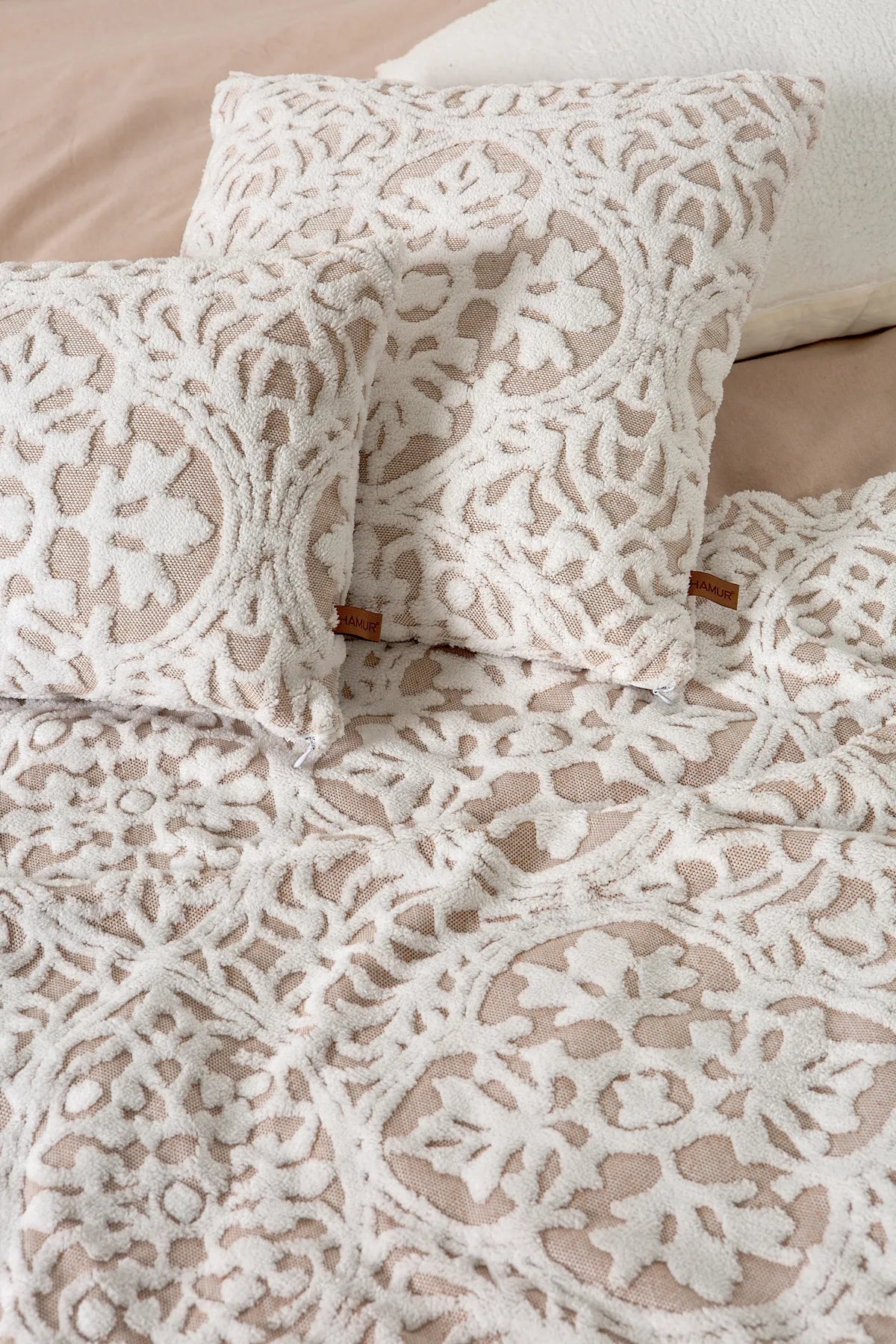 Motive Bed Runner Set Scandinavian Bohemian Pattern