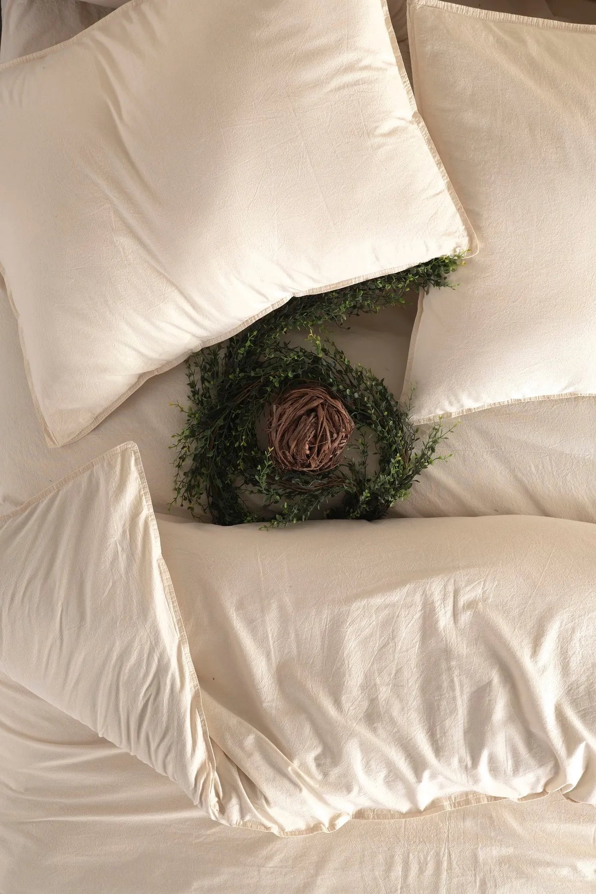 Pure 100% Cotton Washable Duvet Cover Set