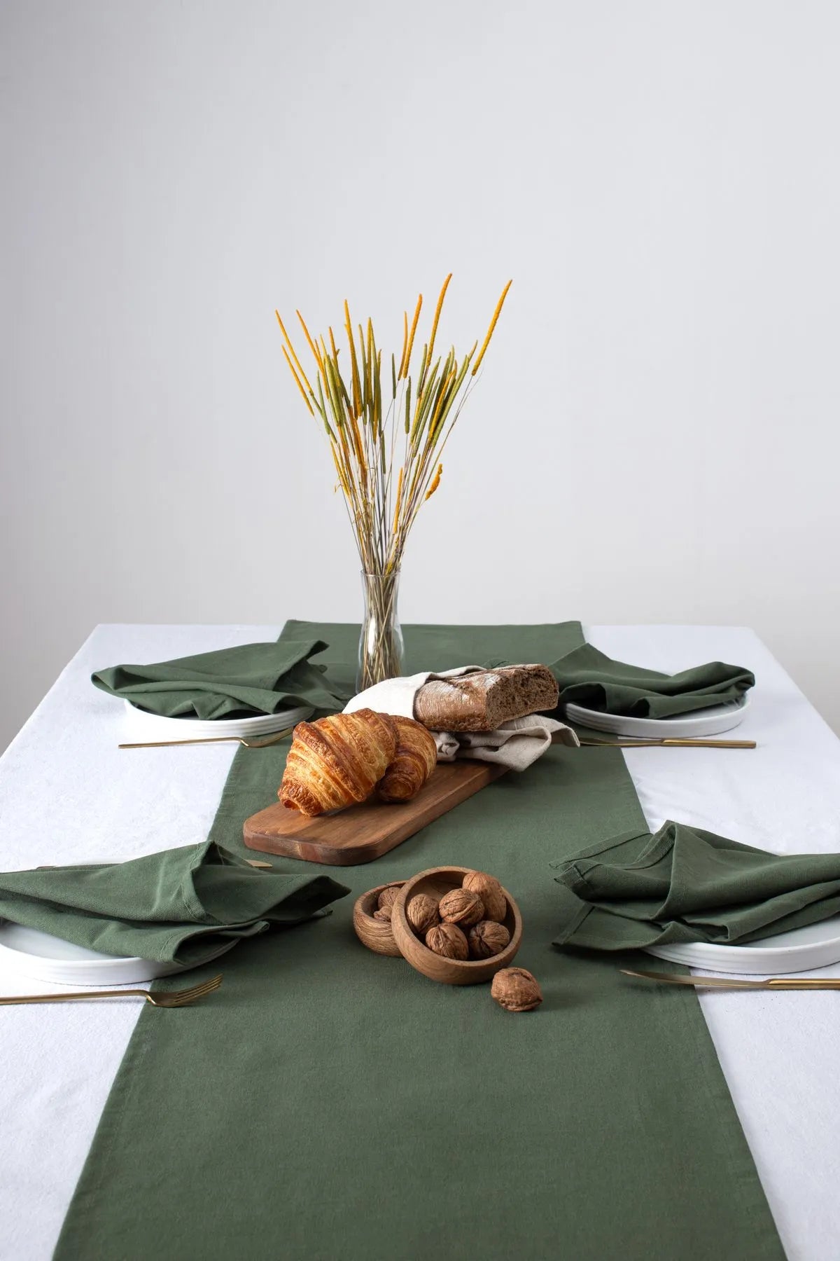 Organic Raw Linen Runner 40 X 150 Cm