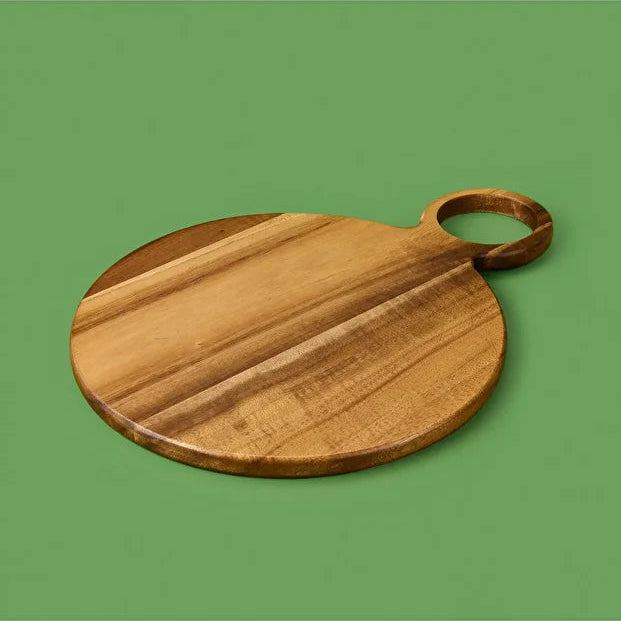 Acacia Round Cutting Board - Brown - 38x28 cm