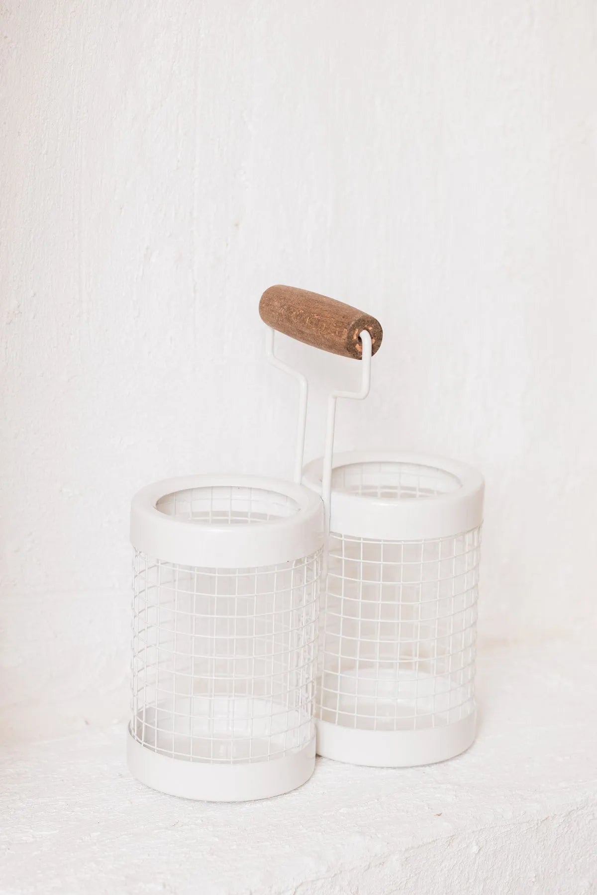 Wire Cutlery Storage Container