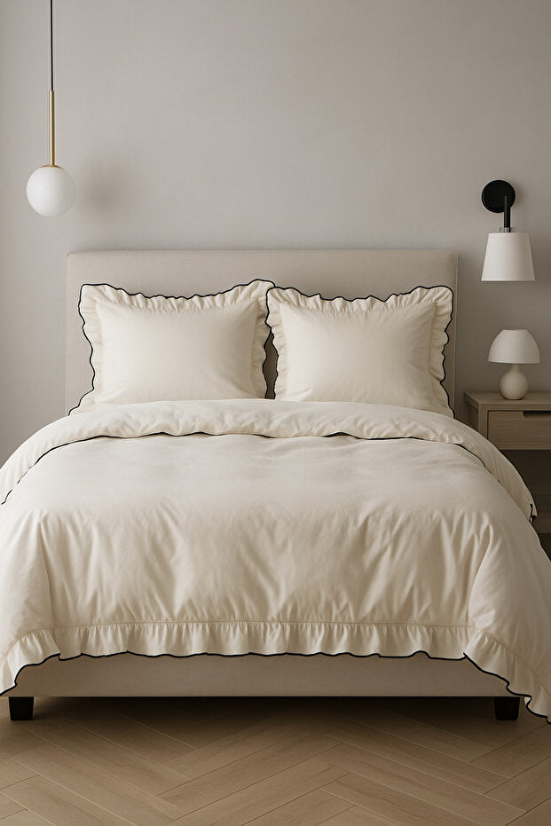 Ornamental 100% Cotton Duvet Cover Set