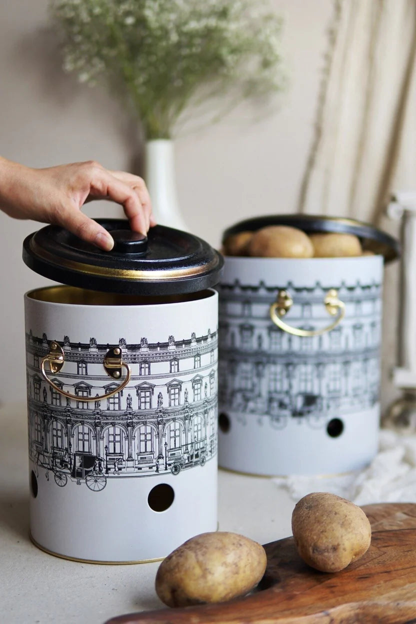 City Metal Storage Containers 2 Piece Set