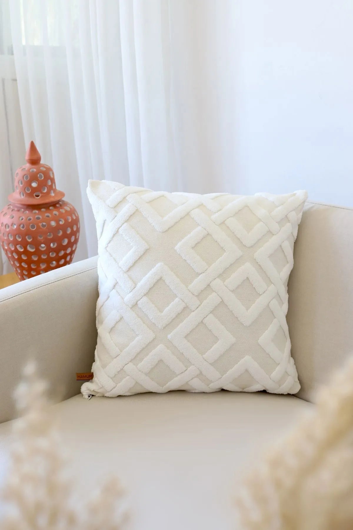 Mila Decorative Pillowcase Scandinavian Bohemian Design (1 Piece)