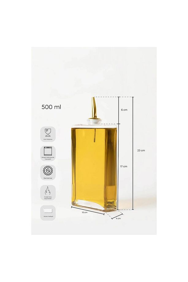 Molivet 1 Piece Glass Oil Dispenser