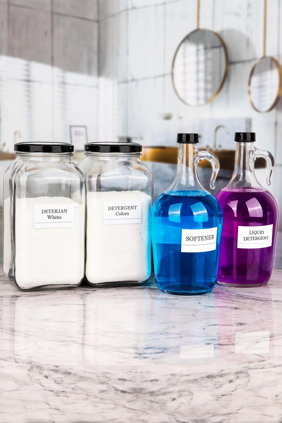 Black Lid Laundry Sets