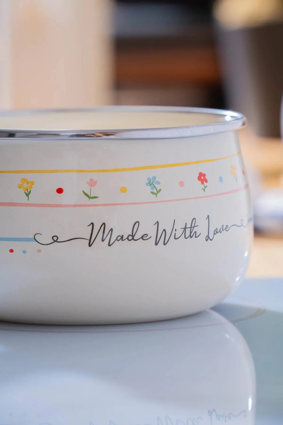 Made With Love Enamel Pan - 14 cm