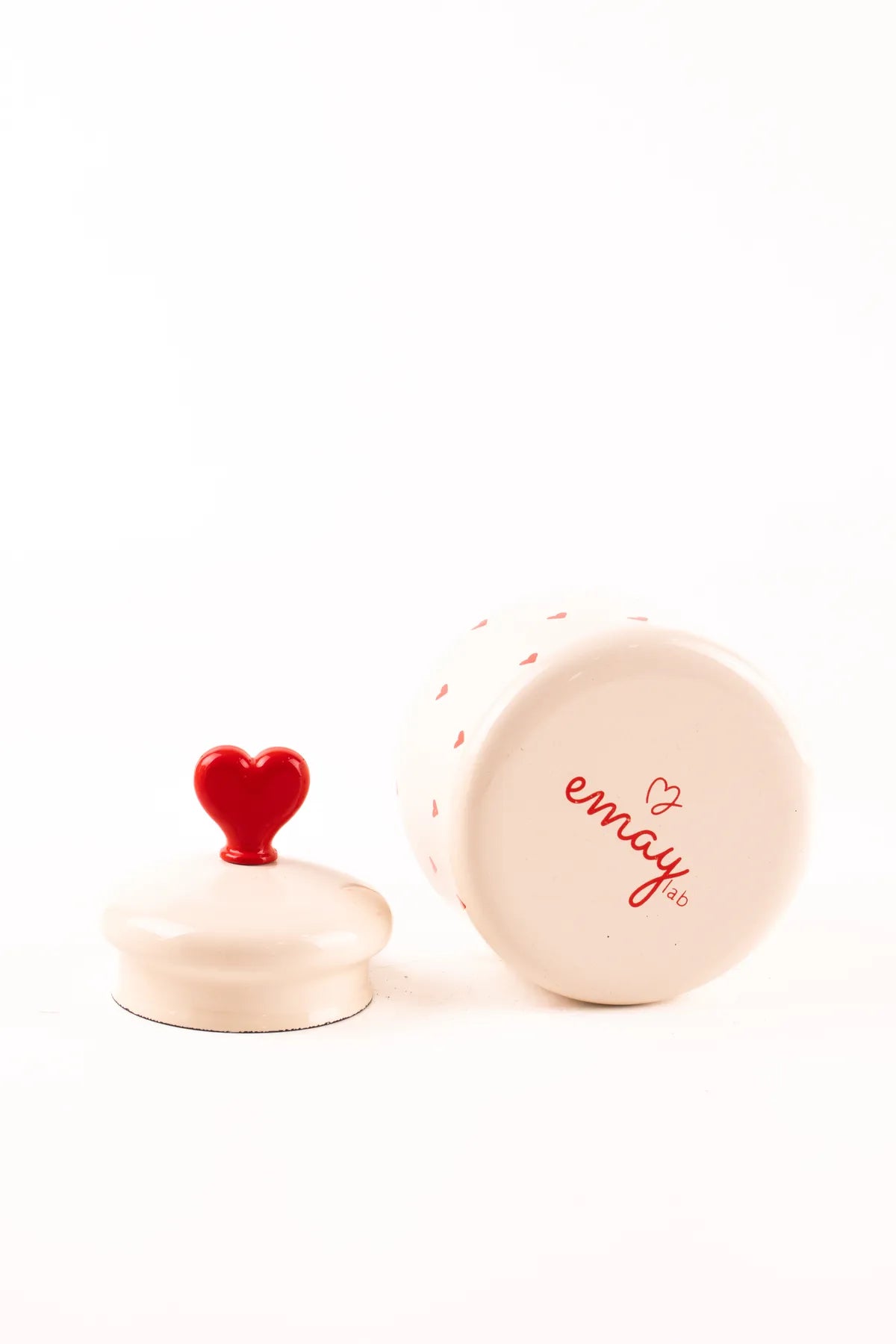 Cupid Enamel Spice Jar