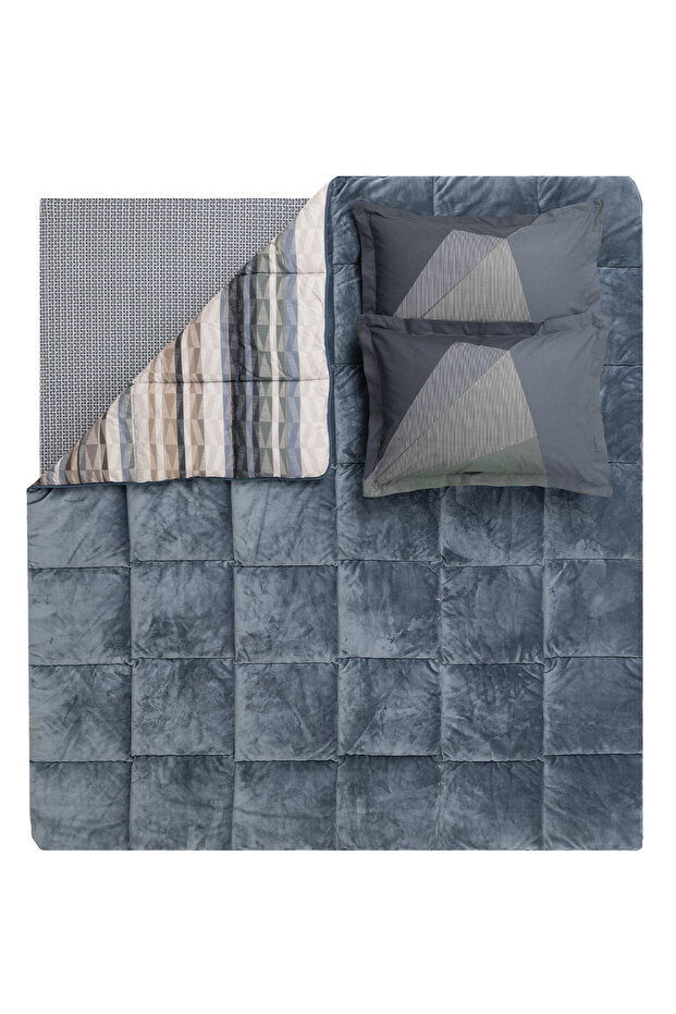 Rach Double Triola Sleeping Set - Navy Blue