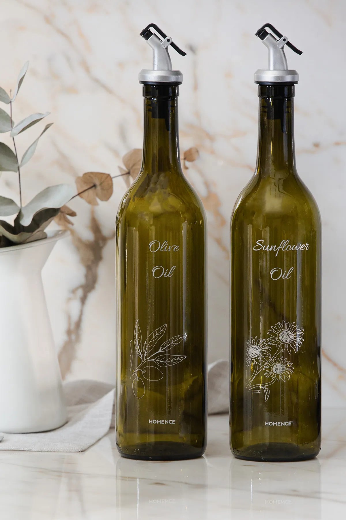 Oil and Vinegar Glass Bottles 750 ml