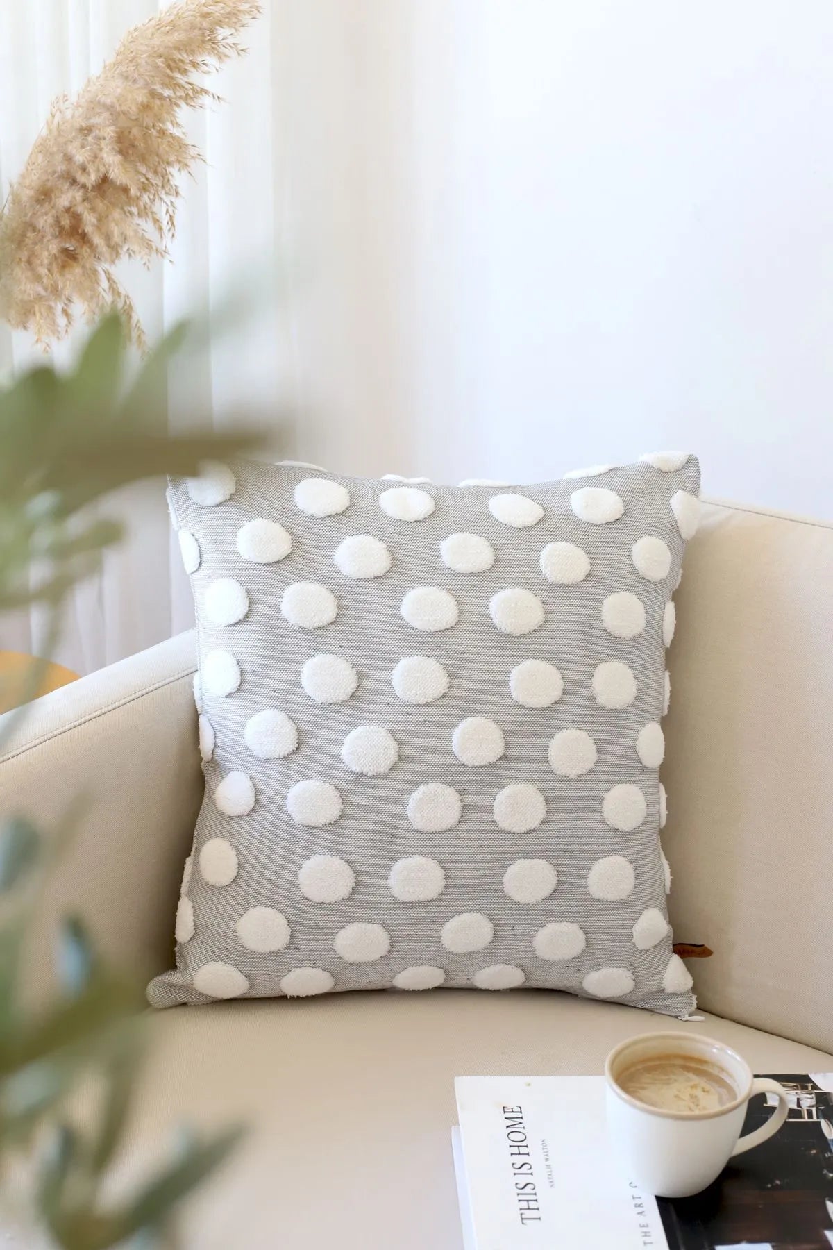 Point Decorative Pillowcase Scandinavian Bohemian Design (1 Piece)