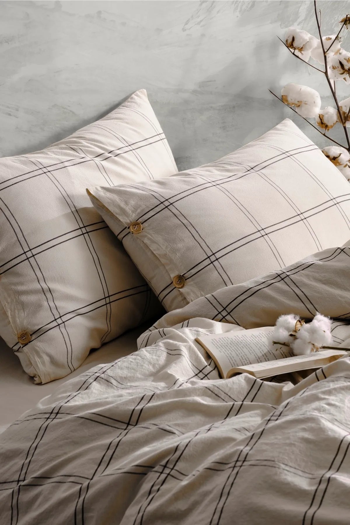 Hera 100% Cotton Washable Duvet Cover Set