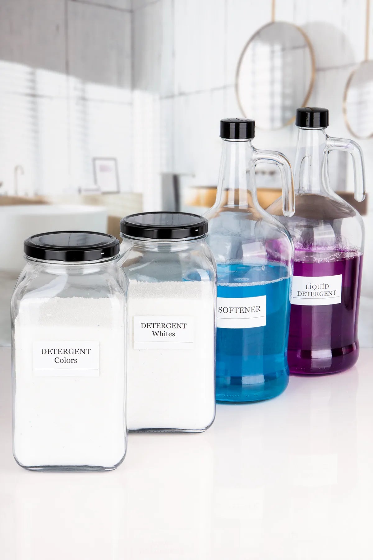 Laundry Glass Containers 3000 ml