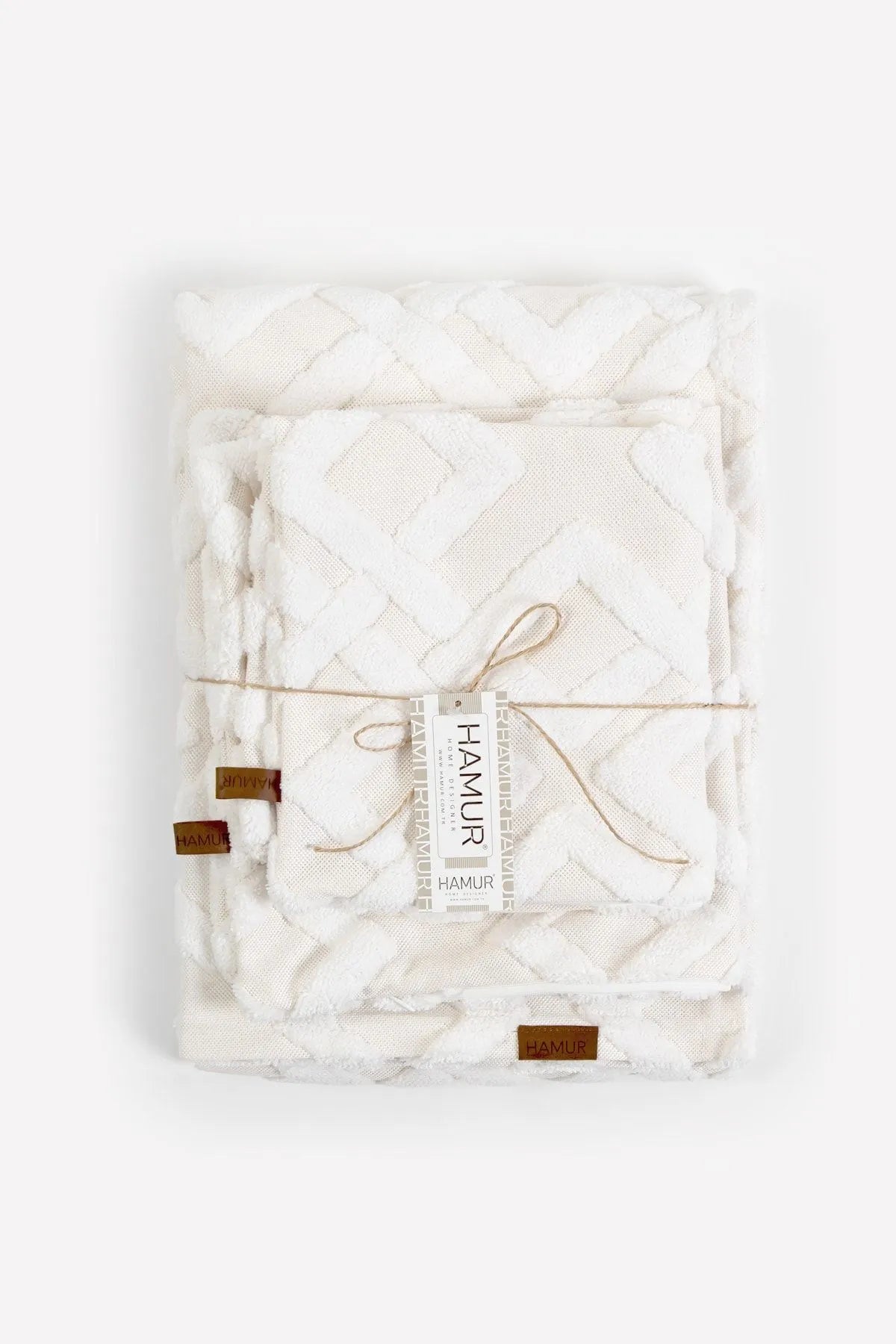 Mila Bed Runner Set Scandinavian Bohemian Pattern