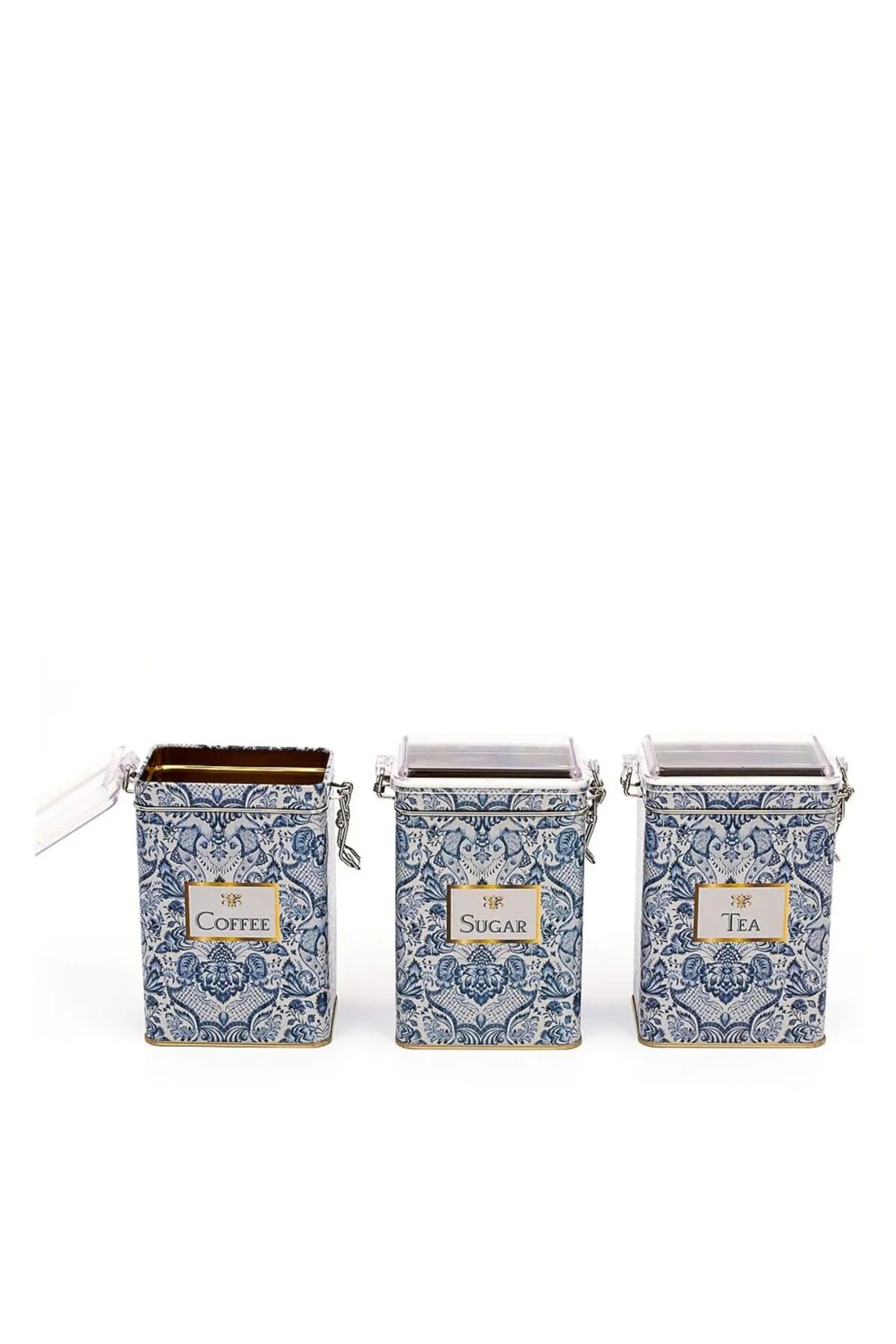 Azul Metal Storage Containers Set of 3