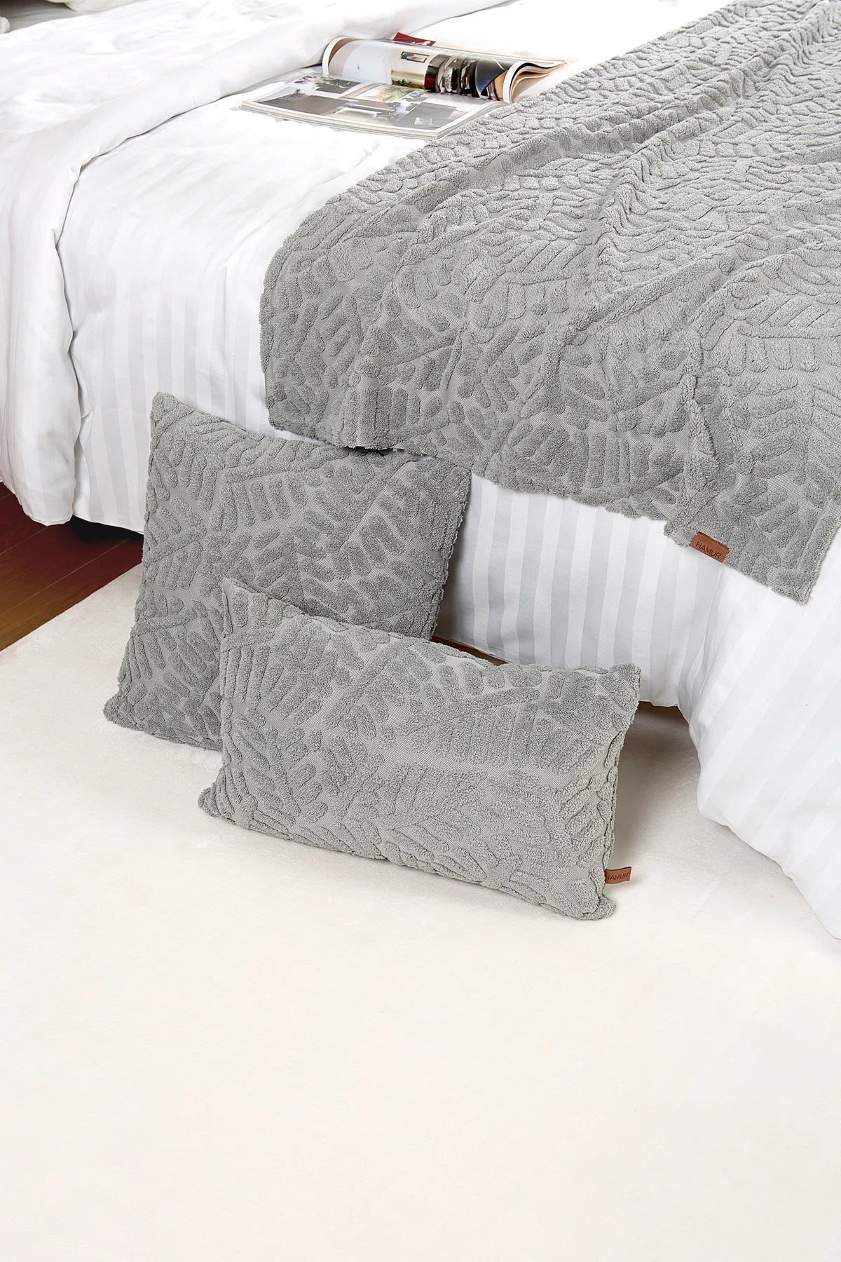 Forest Bed Runner Set Scandinavian Bohemian Pattern