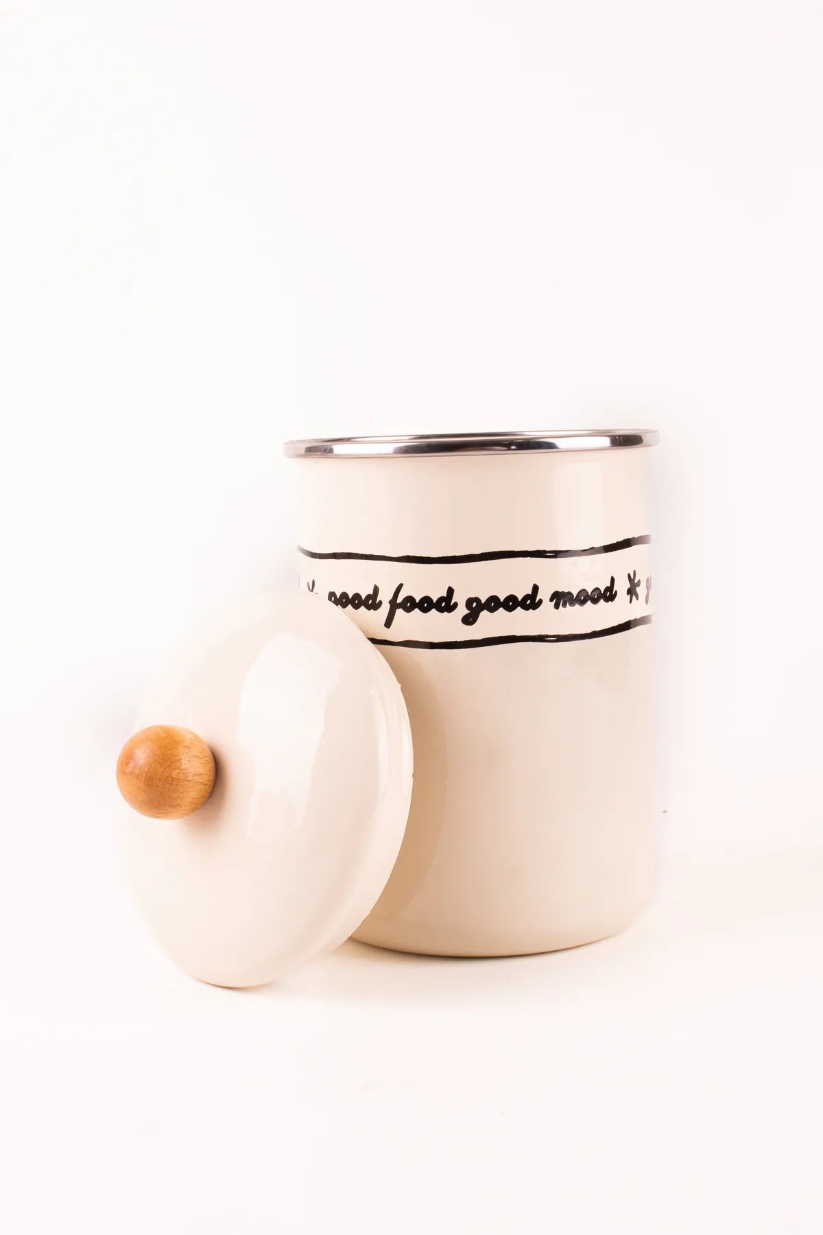 Mood Enamel Giant Capsule Jar, Multi-Purpose Jar