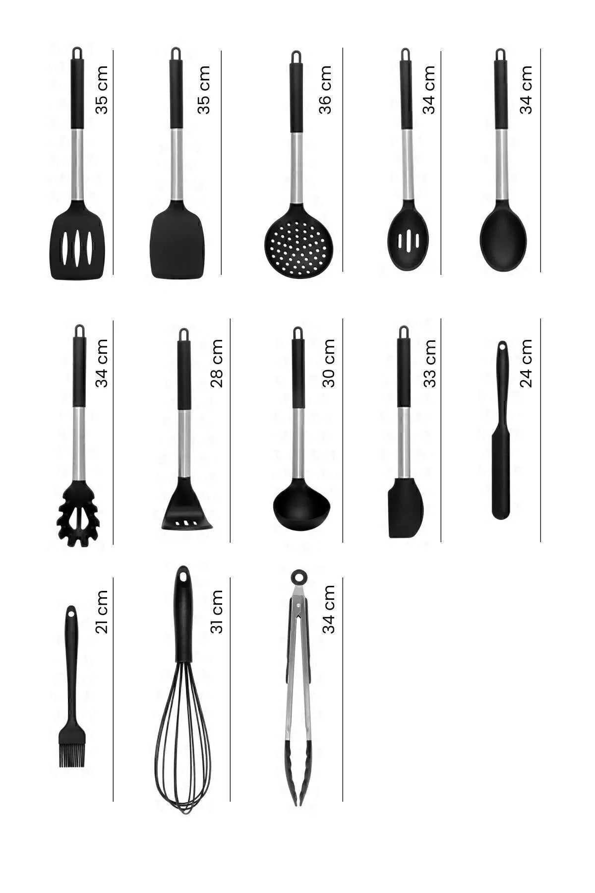 Mora 14 Piece Silicone Kitchen Set