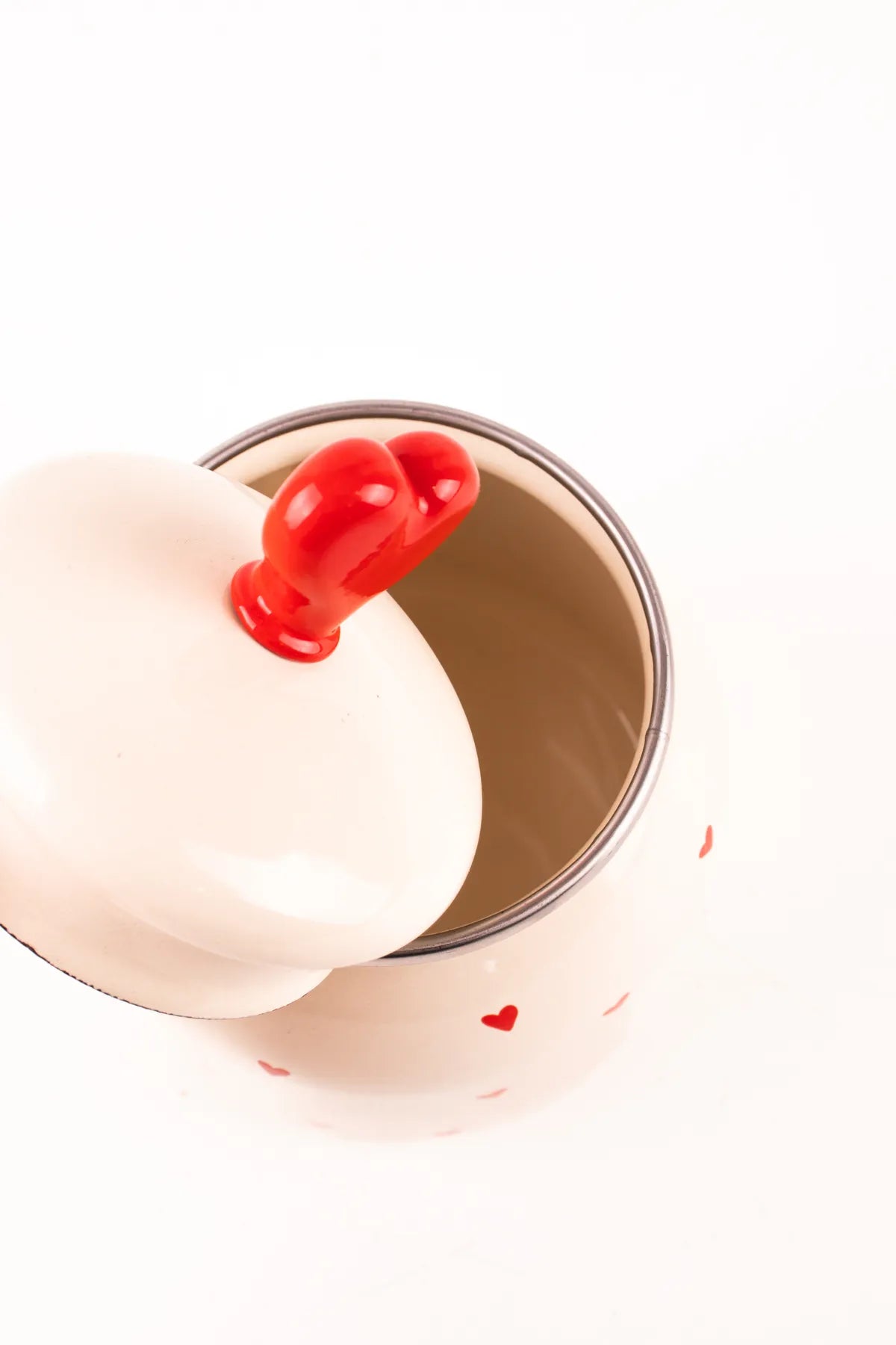 Cupid Enamel Spice Jar