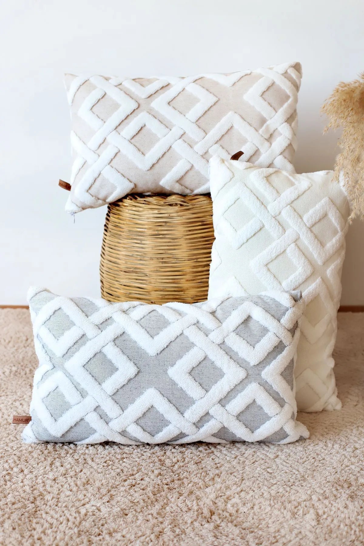 Mila Decorative Pillowcase Scandinavian Bohemian Design (1 Piece)