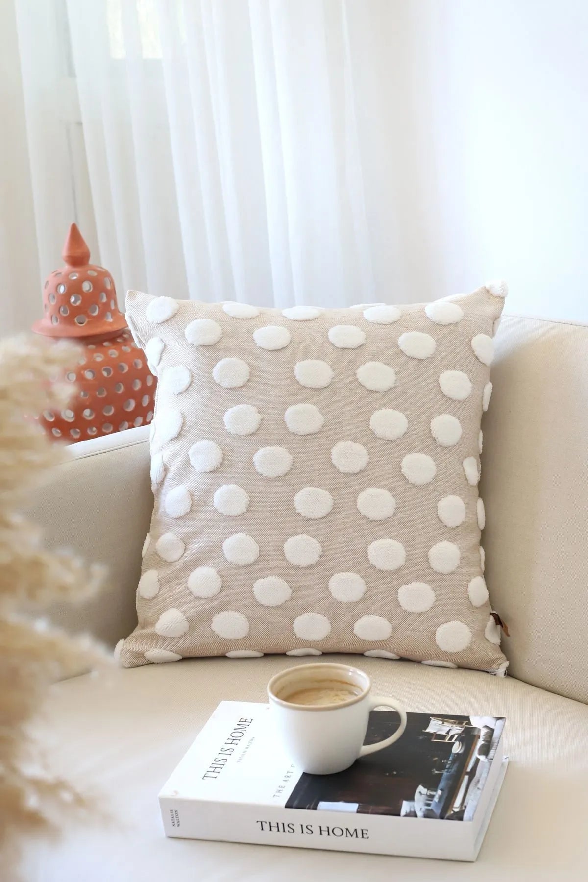 Point Decorative Pillowcase Scandinavian Bohemian Design (1 Piece)