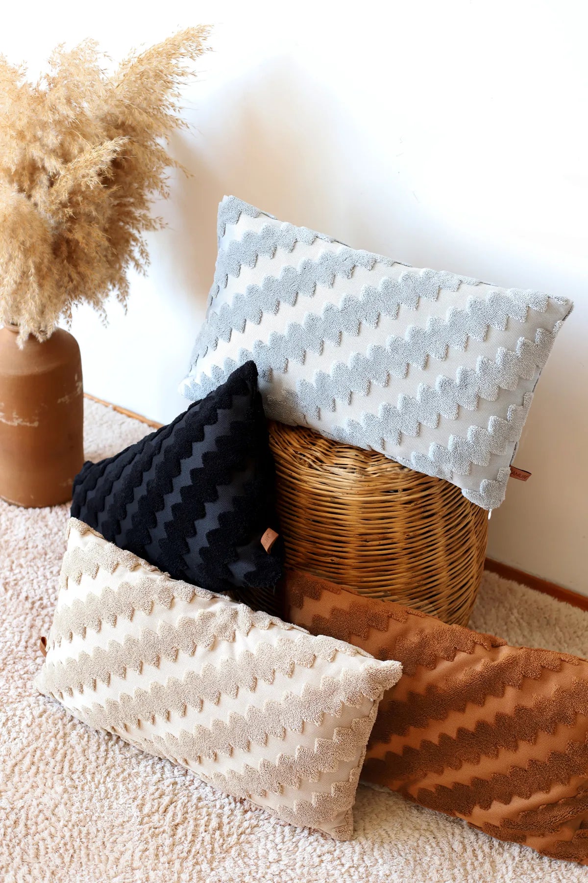 ZigZag Decorative Pillowcase Scandinavian Bohemian Design (1 Piece)
