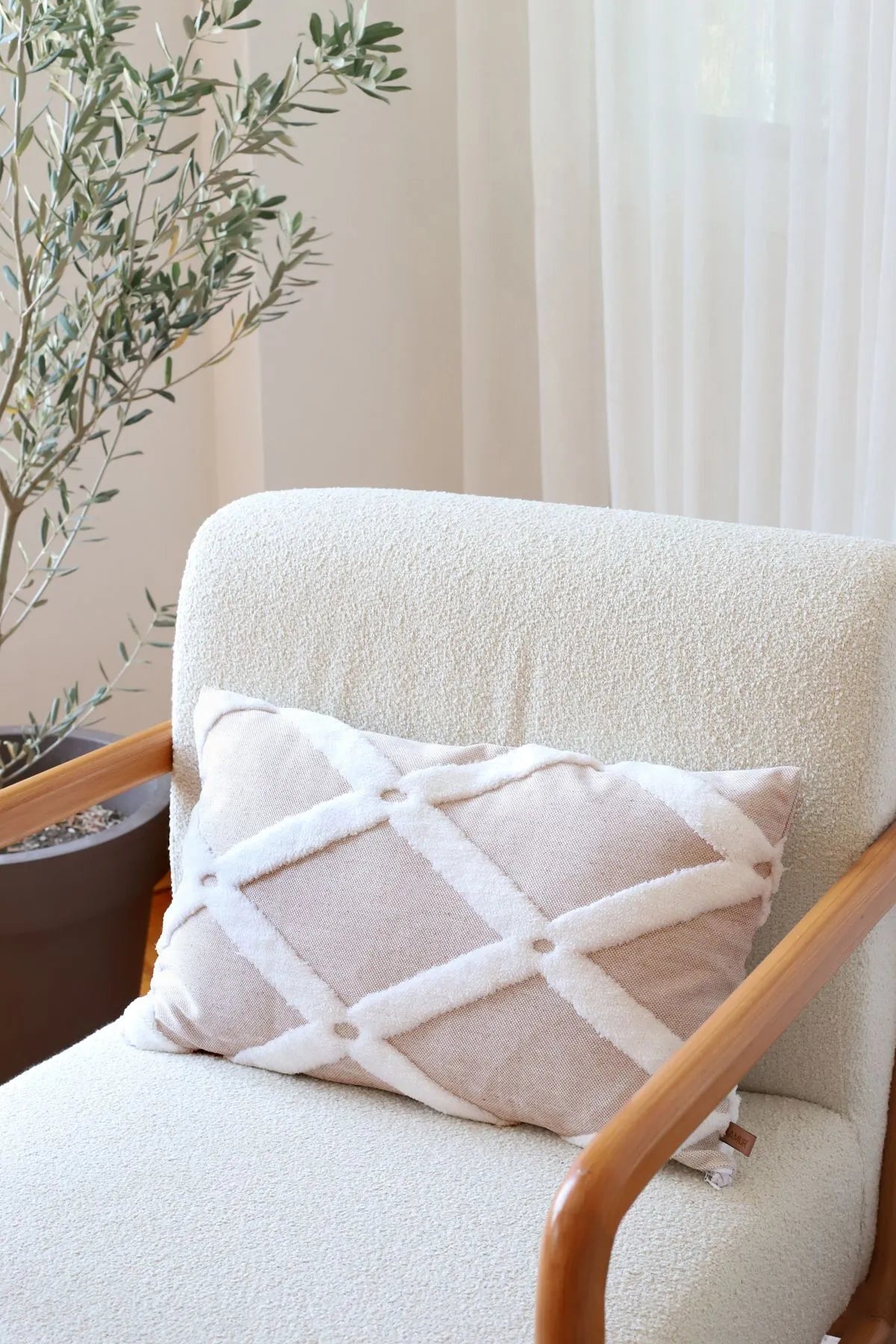 Bella Decorative Pillowcase Scandinavian Bohemian Design (1 Piece)