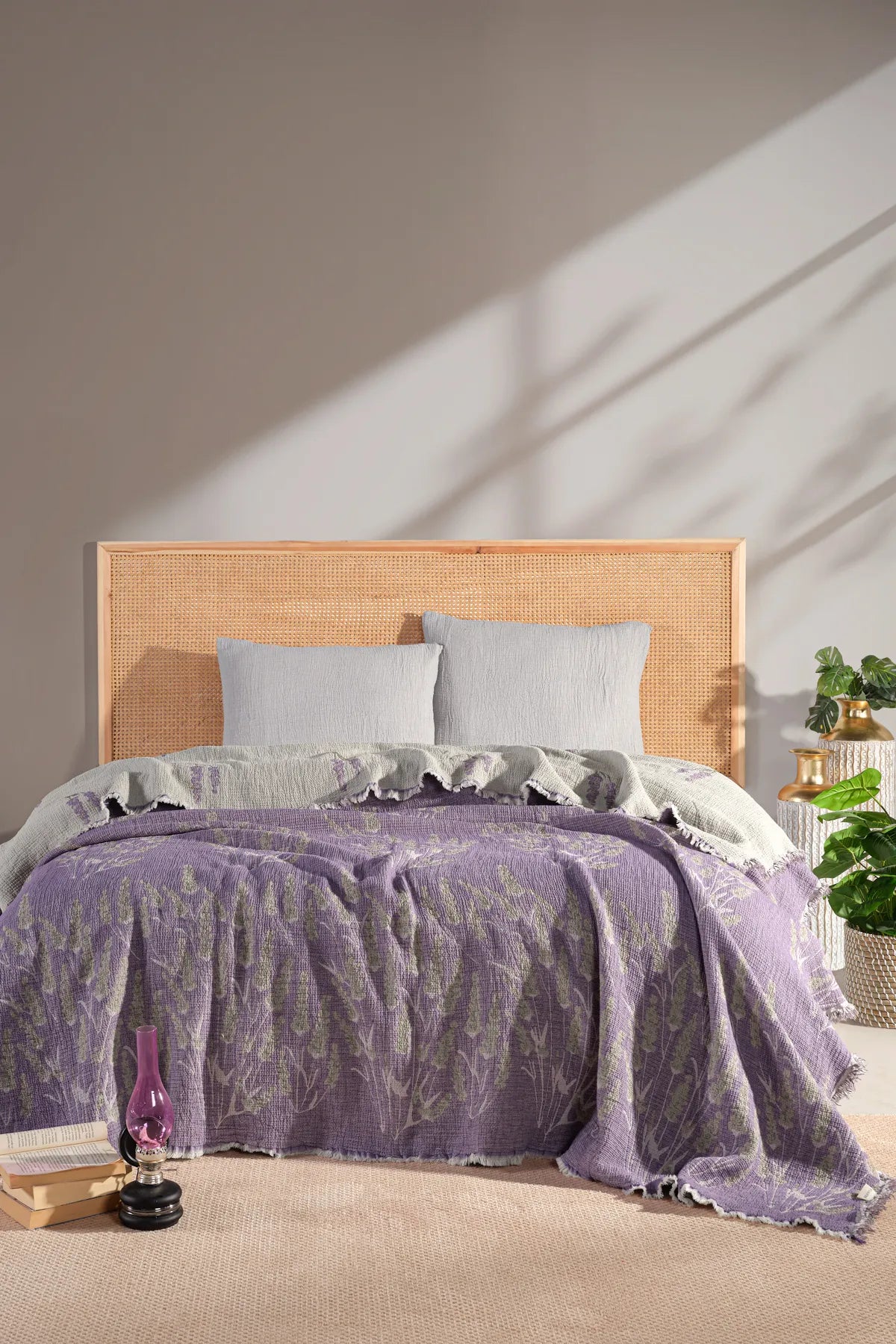 Muslin Kosha Series Hybrid Quilt - Lilac