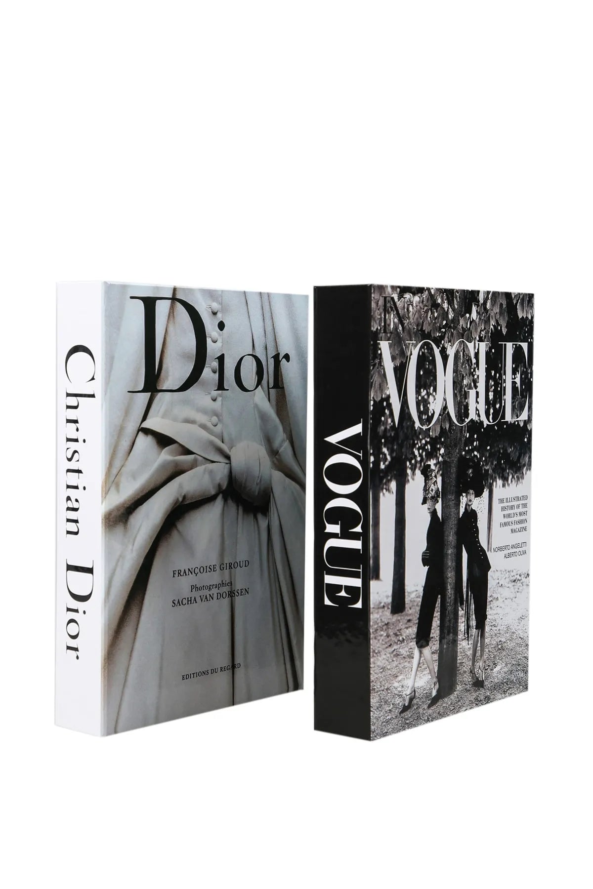 Set of 2 Decorative Book Cover Box