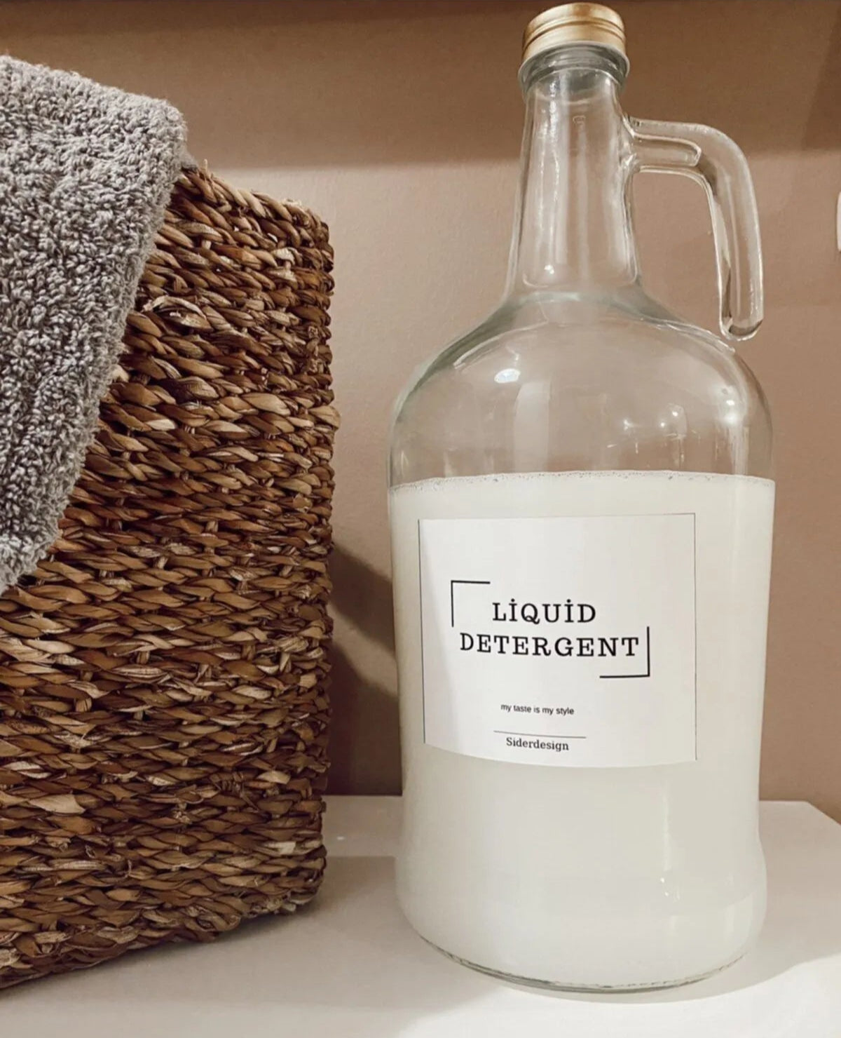 Laundry Glass Bottle 3000 ml