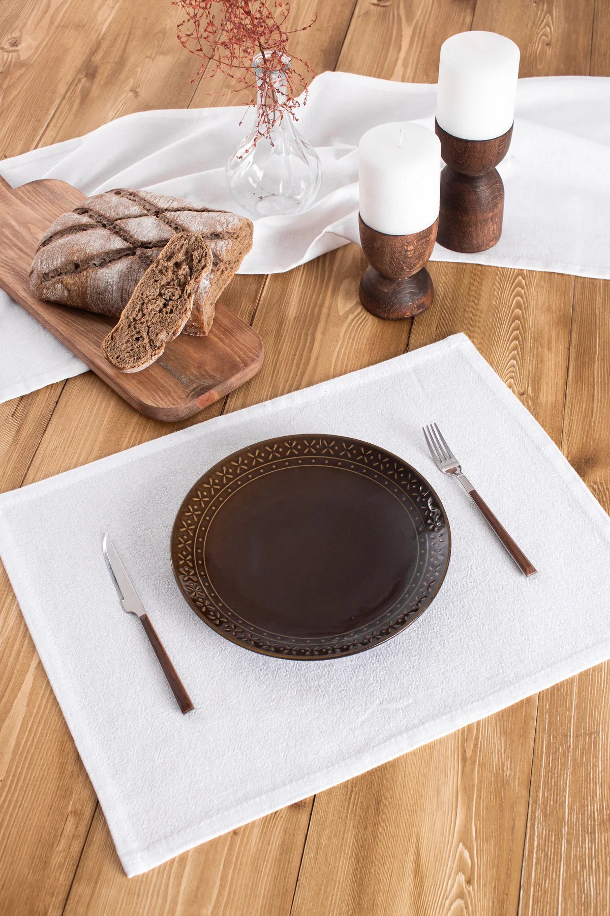 6 Piece Linen Placemat 35 X 45 Cm