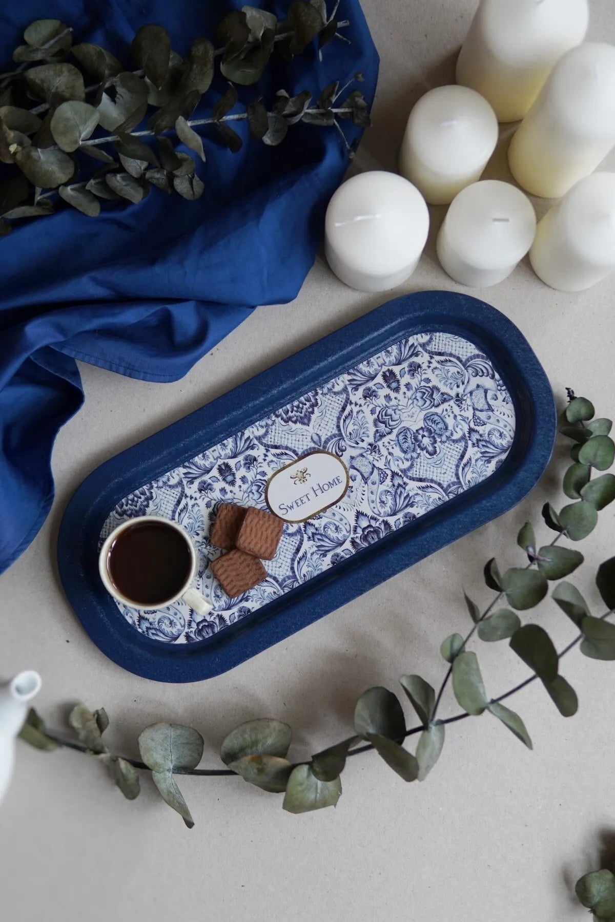 Azul Metal Tray
