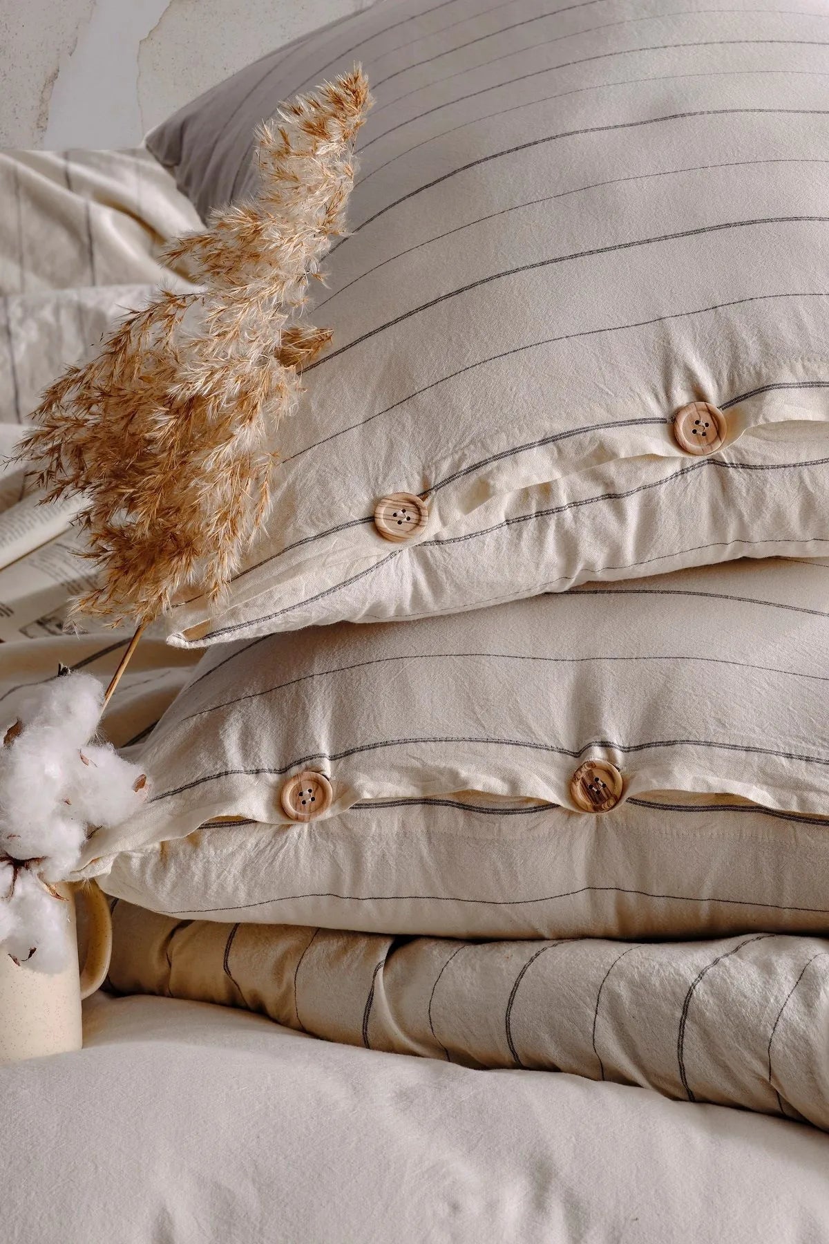 Helen 100% Cotton Washable Duvet Cover Set