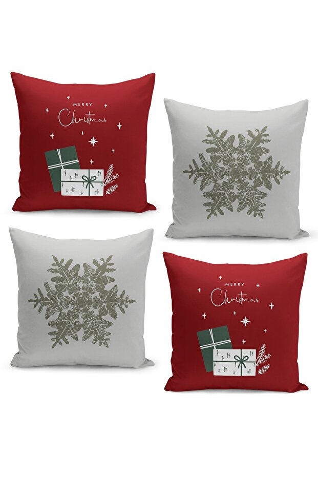 4 Piece Pillow Cover Double Sided Digital Print