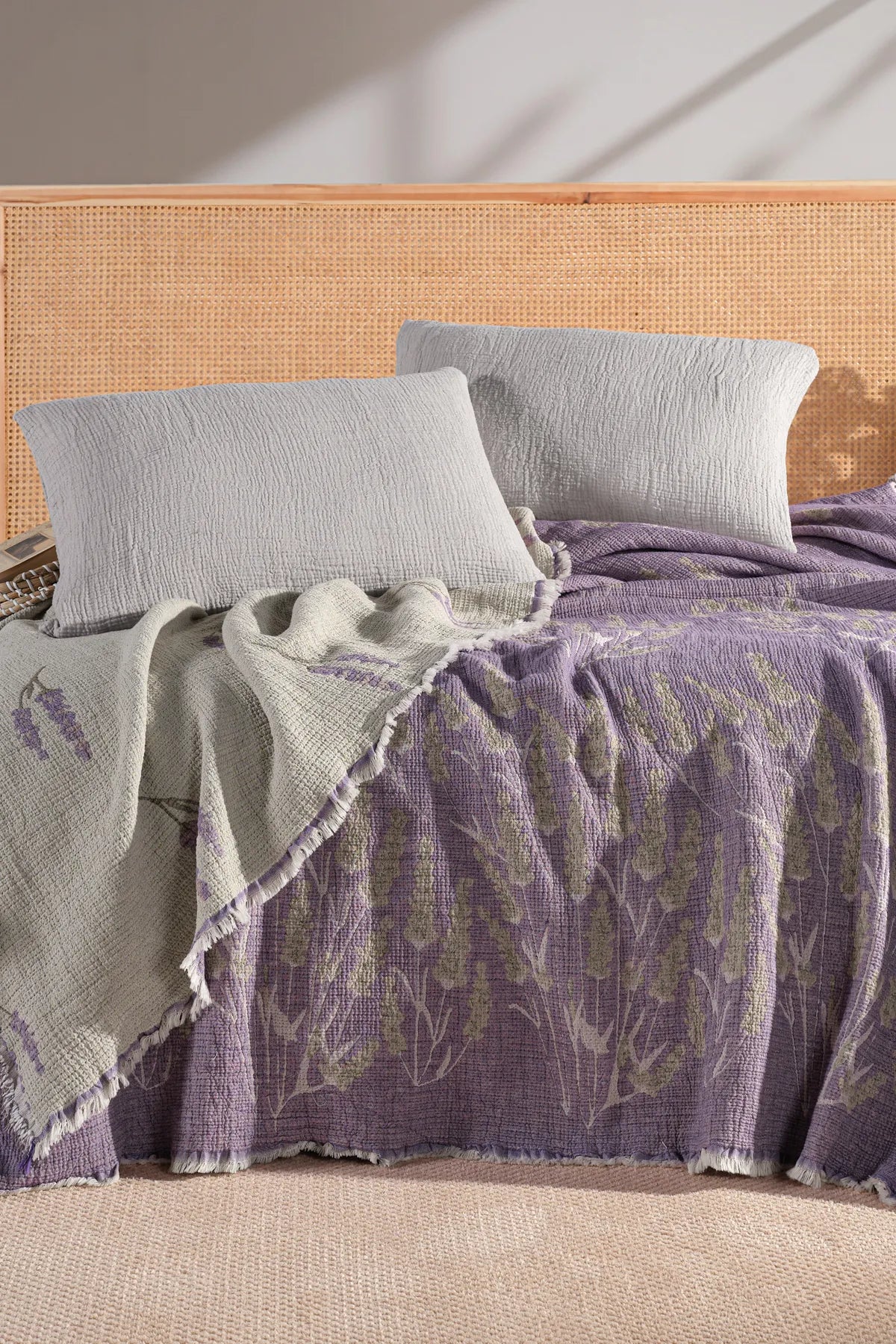 Muslin Kosha Series Hybrid Quilt - Lilac