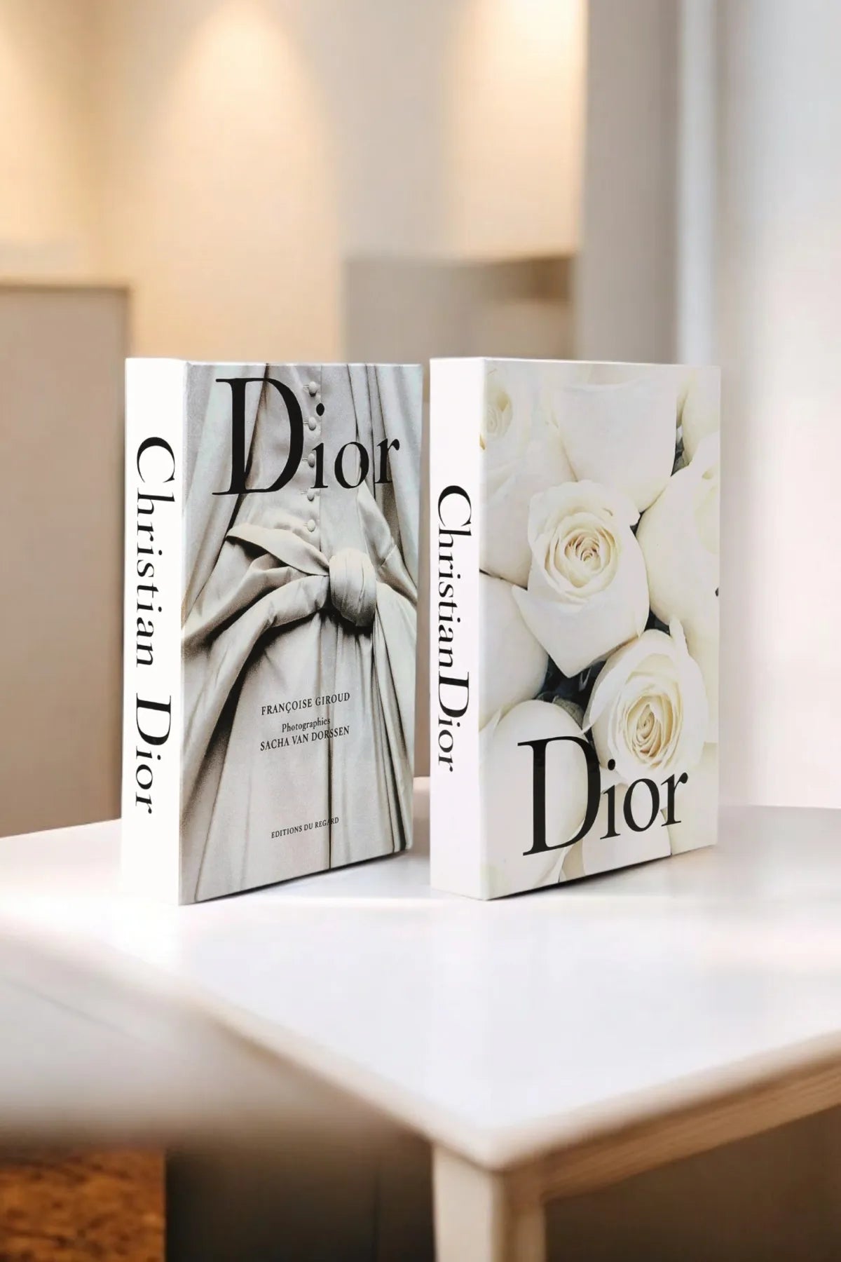Set of 2 Decorative Book Cover Box