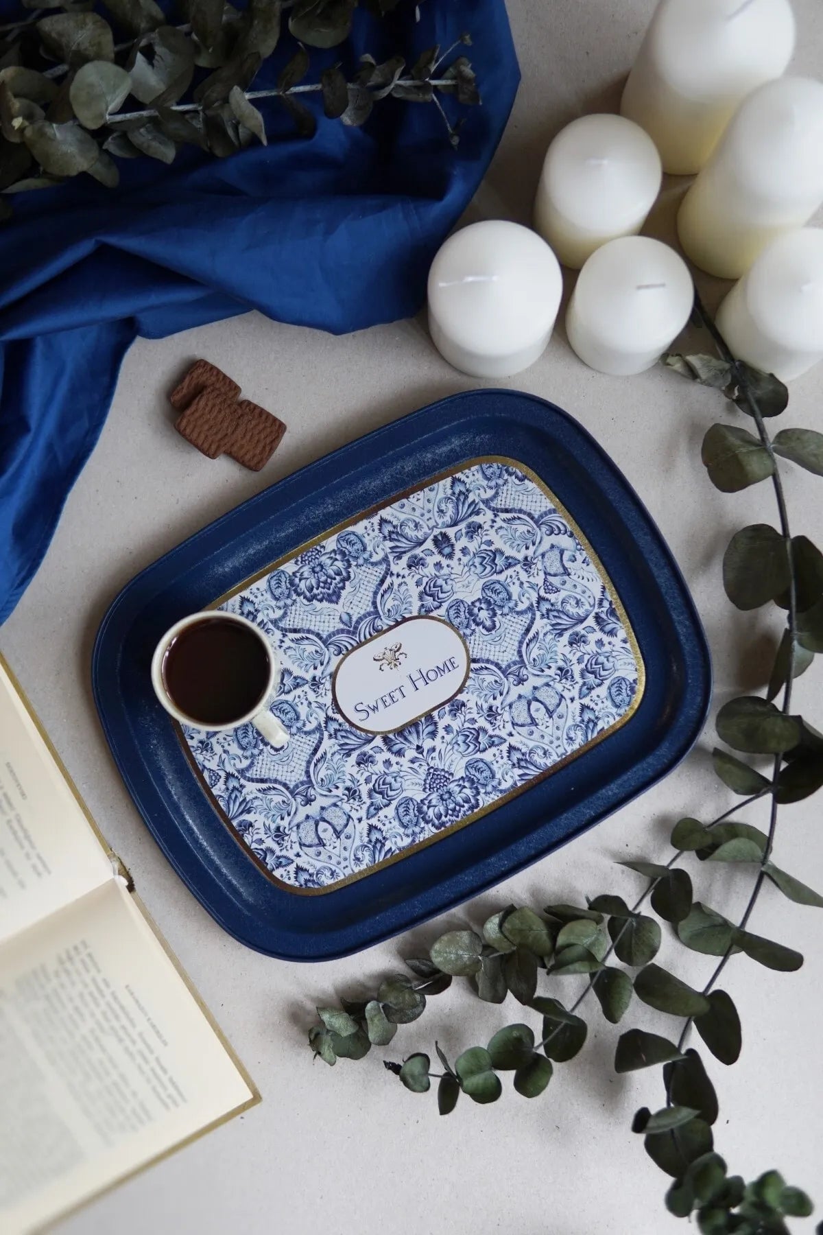 Azul Metal Tray