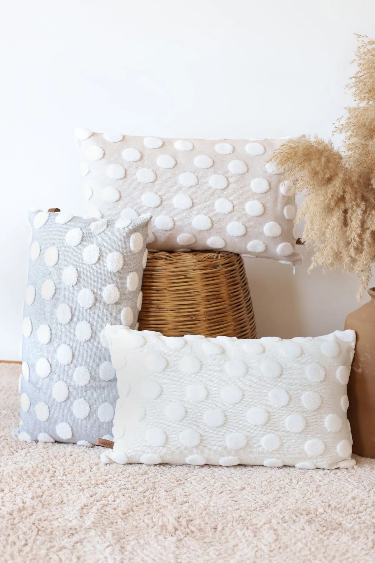 Point Decorative Pillowcase Scandinavian Bohemian Design (1 Piece)