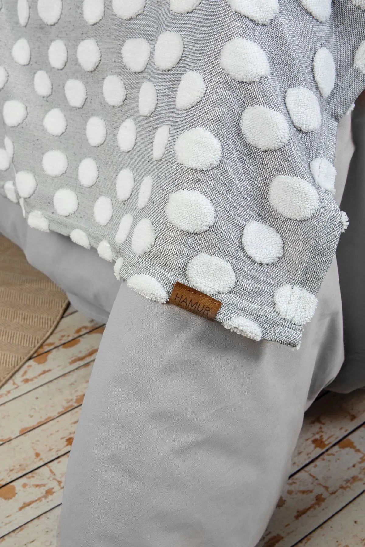 Point Bed Runner Set Scandinavian Bohemian Pattern