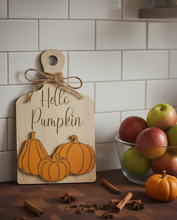 Pumpkin Wood Decor