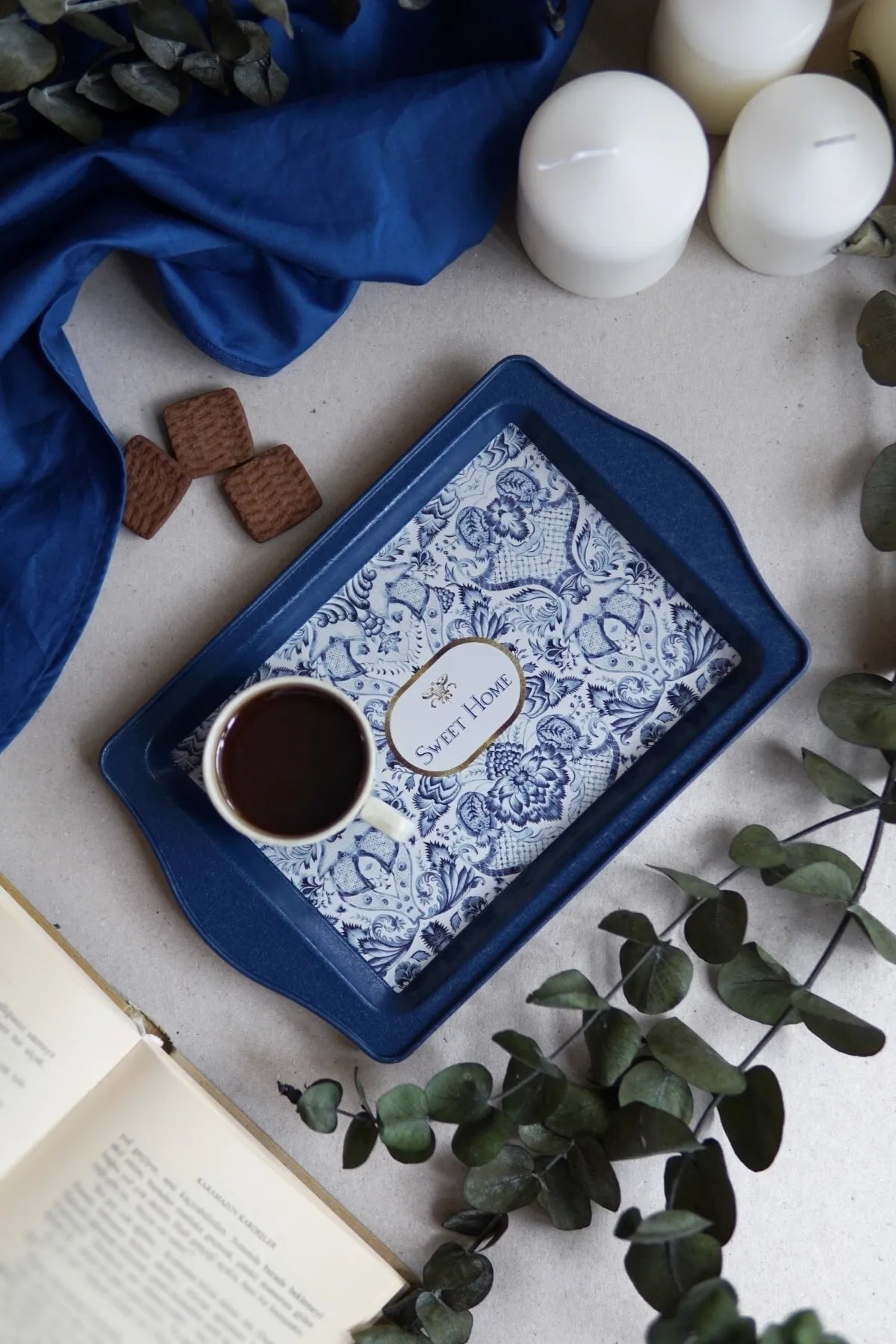 Azul Metal Tray