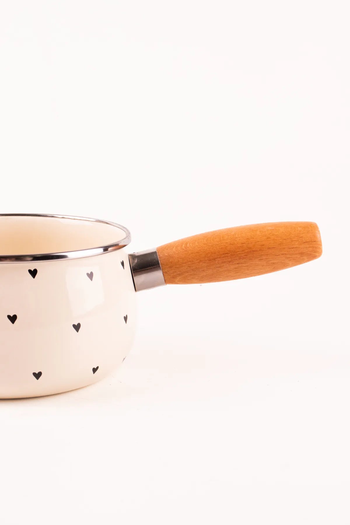 Black Cupid Enameled Pan 16cm (1.3 Liter)